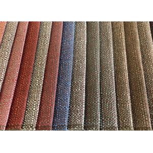 Custom Upholstery Sofa Fabric , Woven Jute Sofa Fabric