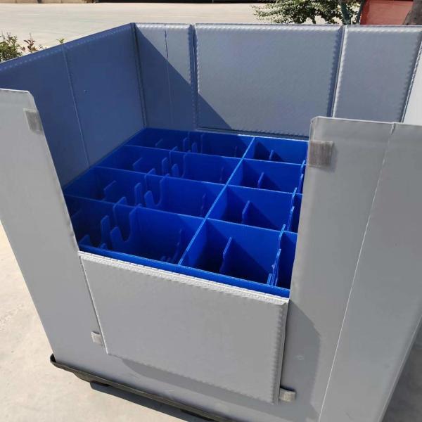 Buy Stackable Foldable Plastic Crates Honeycomb Sheet Plastic Sleeve Box Large at wholesale prices