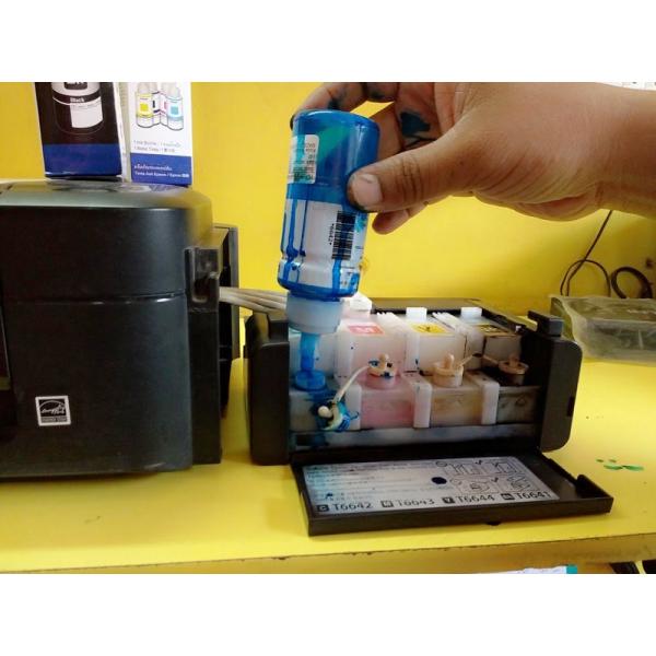 Brother Universal Color Refill Ink , Cyan 100ml Reusable Ink Cartridges BT5000C