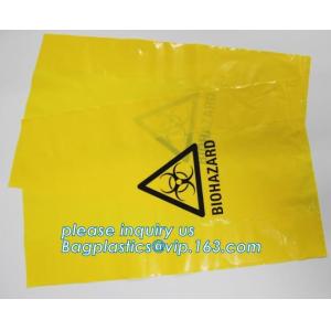 Autoclavable Biohazard Bags, Medical Waste Bags, Self Adhesive Sealing Tape