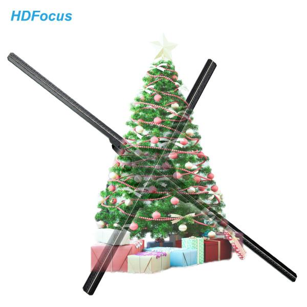 Buy 65cm 16GB Storage 1080p 4 Blades LED Hologram Projector Fan With Wifi and Cloud Based 3D for Indoor Events and Store Sign at wholesale prices