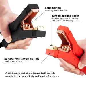 CE 50MM2 Connecting Booster Cables 1500A Heavy Equipment Jumper Cables