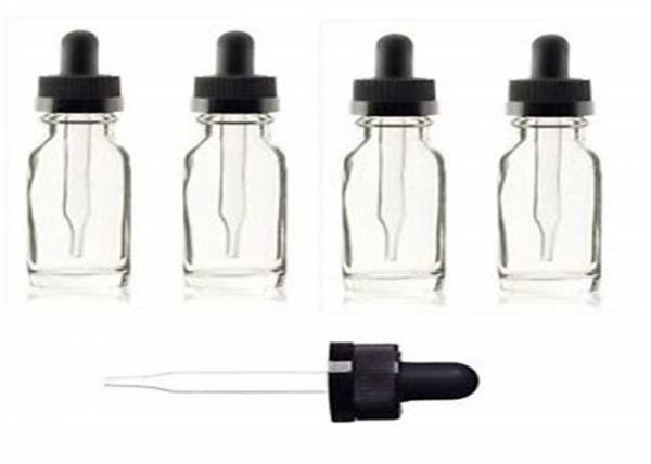 Buy Customized Printing Glass Dropper Bottles , Medicine Dropper Bottle Blocking UV Rays at wholesale prices