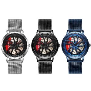 3ATM Stainless Steel Quartz Watch 13mm Case Thickness Water Resistance