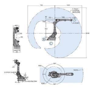 Welding Used Yaskawa Robot Uesd Indusrial Robot Arm Of Mig Welding Robot