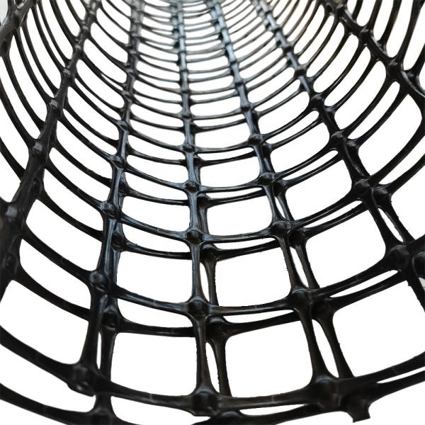 Road Construction Material Polypropylene Biaxial Geogrid with 15-60KN Tensile