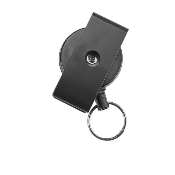 Deyi Badge Reel Retractable Keychain Tactical ID Badge Holder Reel Heavy Duty Carabiner