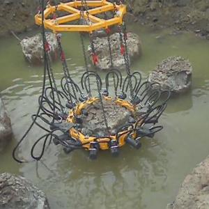 Excavator Attachment Equipment Construction Concrete Hydraulic Round Pile