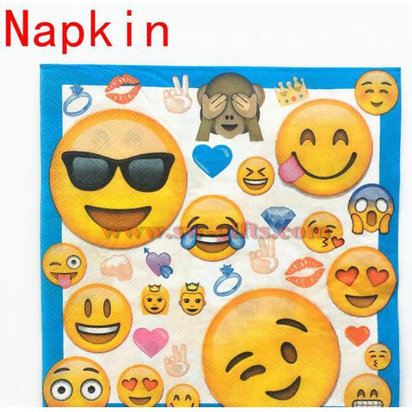 Emoji Smile Cry Kids Birthday Party Decoration Set Party Supplies Baby Birthday Party Pack event party supplies