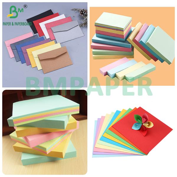 80gsm 120gsm Color Uncoated Woodfree Paper For Art Origami And Sticky Notes