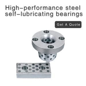 Hardened S45C Steel Sleeve Bearings Self Lubricating