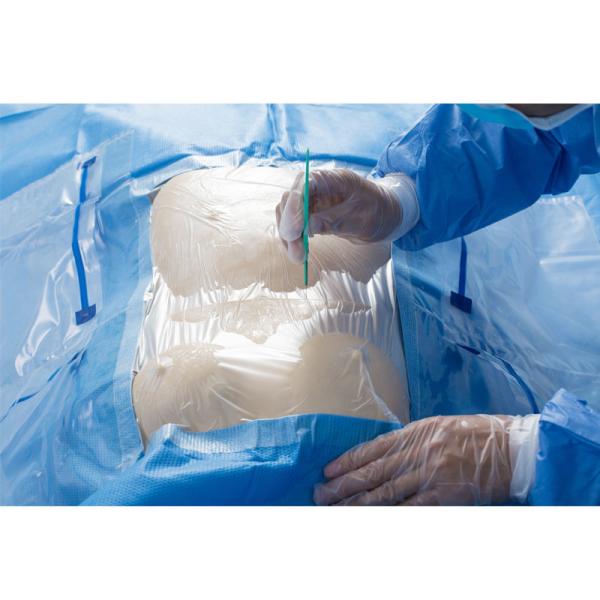 EO Sterilized Hip U Drape Surgical Hip Drape With Pouch Customized