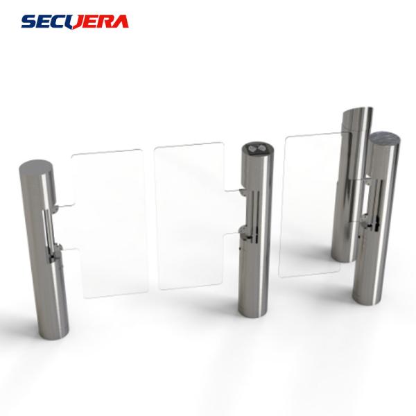 Pedestrian Automatic Sliding Security Entrance Control Swing RFID Turnstile