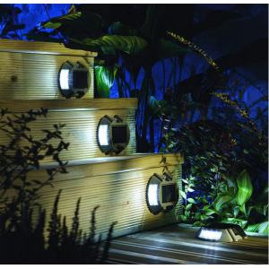 246g Screw Mounted Aluminum PC Solar Dock Light IP67 Waterproof