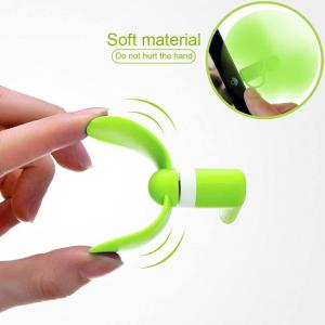 Customized Logo Mobile Phone Portable 3 In 1 USB Type C Fasting Cooling Mini Fan
