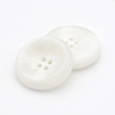 2022 HIGH QUALITY OF THE POLYESTER RESIN BUTTON 4 HOLES DOWN SHIRT/WIND COAT BROWN WHITE BLACK COLOR BUTTON