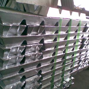 Q195 99.9% Zinc Alloy Ingots Cold Rolled Customized Zinc Metal Ingot