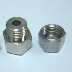 Quality Bolt and Nut Manufacturing, CNC machined finish aluminum customed nuts for sale