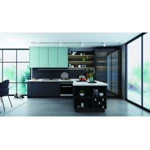 China Black Stainless Steel 304SS 316SS Outdoor Kitchen Unit Premade Cabinets OEM on sale
