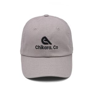 China Black Cotton Six-Panel Baseball Cap Packaged in Individual Polybag on sale