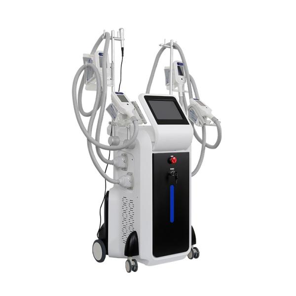 Buy OEM /ODM soft silica handle cup 4 treatment handles kryolipolyse device / freezing fat cell slimming machine at wholesale prices