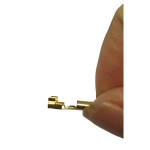Quality Single Hole Receptacle Terminal with Extended Body – Electrical Brass Terminal for Wire Harness for sale