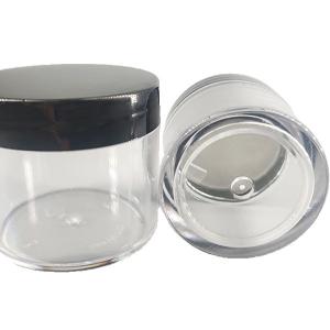 30ML Clear Plastic Eye SGS Cosmetic Cream Jar With Tip