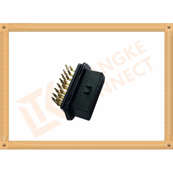 OEM 16 Pin Female Obd Ii Diagnostic Connector 90 Angle SOF006