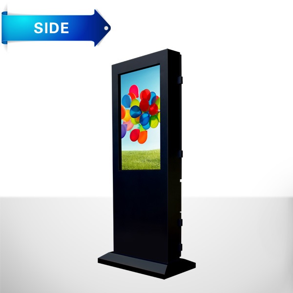 Compatible Outdoor Touch Screen Kiosk Totem Anti - Glare Glass Automatic Brightness Control