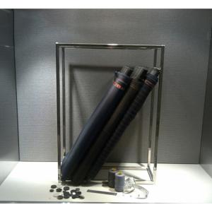 Smooth Design Stainless Steel Metal Box Frame , Tie Scarf Display Rack Without