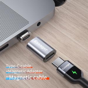 Essager Mini Magnetic Type C Female to Micro USB Type C Quick Charge Data