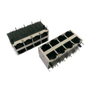 Transformer RJ45 With Integrated Magnetics 1 - 1.5A Current Rating 6u" Gold