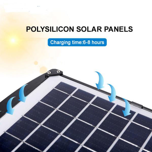 300W 60pcs Solar Flood Lights Remote Control LED Street Lights Security