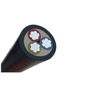 Aluminum Conductor U- 1000V Unarmoured PVC Insulated Cables Three Core PVC