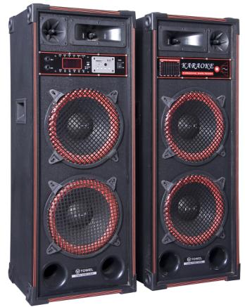 Buy 2.0 stage speaker with amplifier and high DJ power at wholesale prices