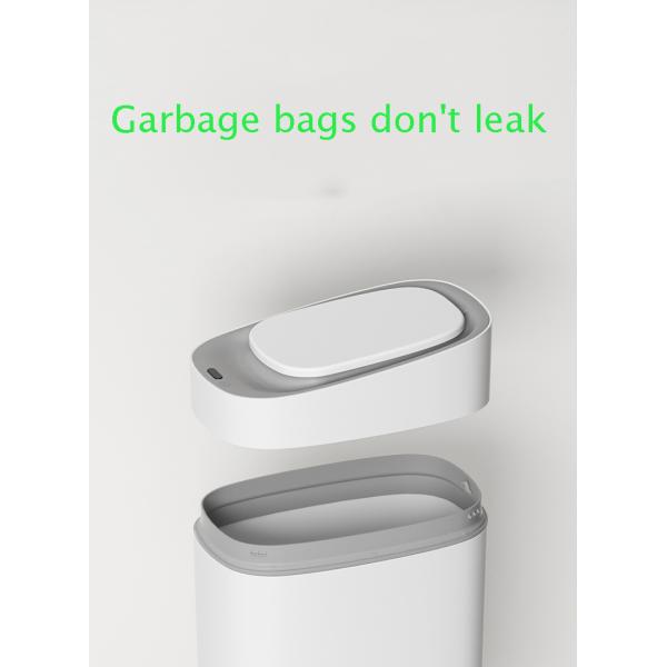 2023 New Household Bathroom Living Room Toilet Paper Basket Sewn Electric Bucket Intelligent Induction Smart Garbage Can