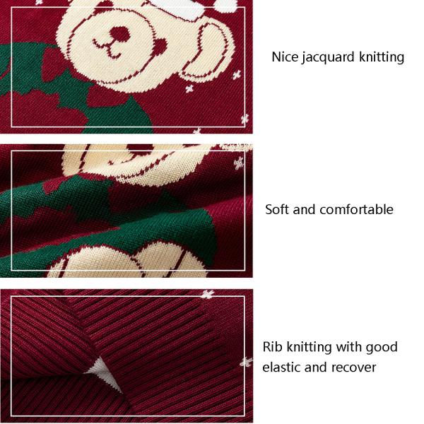 Winter Christmas Baby Knitted Sweaters Pullover Children Jumper Warm Knit Kids Sweater Winter Clothing