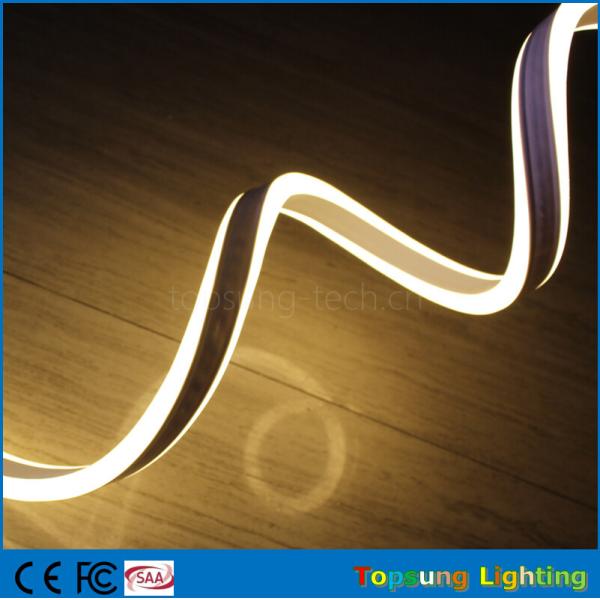 Buy high quality 12V double side warm white led neon light for buildings at wholesale prices