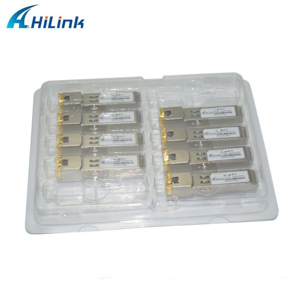 Industrial Grade 100BASE-T SFP CAT5 Cable RJ45 Copper SFP Transceivers