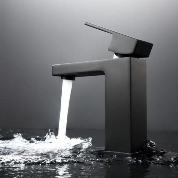 Dirt Resistant Brushed Black Dish Washing Faucet Electroplating Matte Black