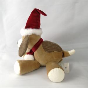 Child Friendly Christmas Plush Toys Plushy Brown Christmas Stuffed Animals
