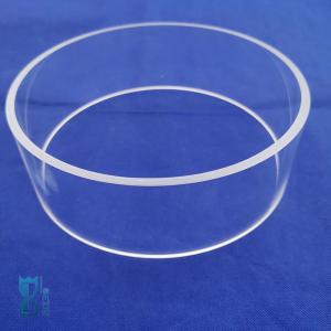 Customized High Purity Transparent Polished Clear Glass Tube Furnace