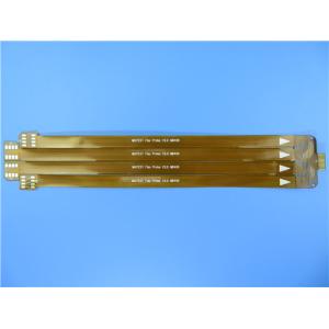Single Sided Flexible PCB Strips with Polyimide Stiffener