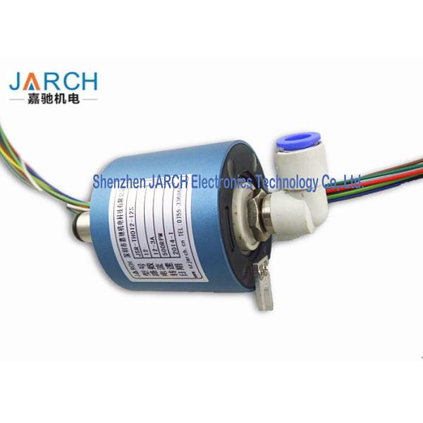 1 Passage Professional Pneumatic Electrical Rotary Joint Flange Mounting , 56mm