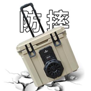 37QT Portable Insulated Cooler With Speaker Waterproof PE Material Rotomolded