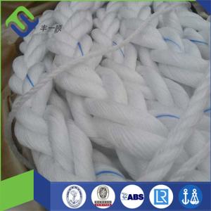 60mm 8 Strand Braid Rope Marine Hawser Yacht Mooring Lines For Ship