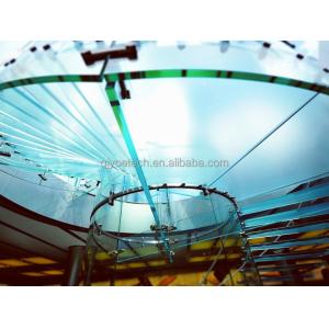 Customized Color Anti-Slip Frost Acid Etched Glass for Staircase and Floor