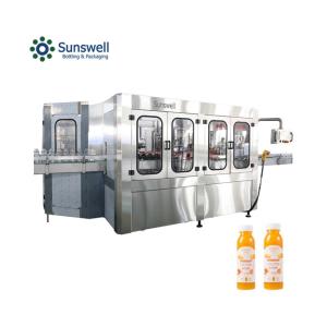 Complete Fruit Juice Production Line Gravity Filling Fruit Juice Bottle Filling