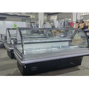 Inside Stainless Steel Delicatessen Deli Display Chiller For Shop Fan Cooling