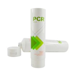 eco friendly biodegradable hotel shampoo cosmetic round container plastic tube